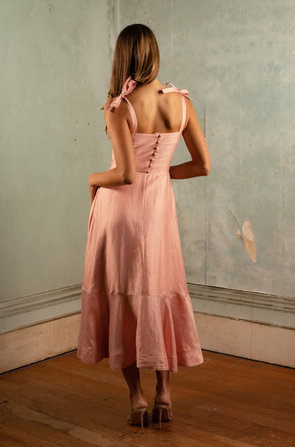 Saint Armont Ella Maxi Dress - Pink Clay